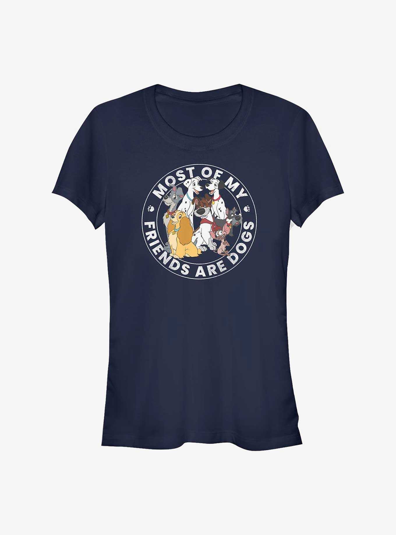 Disney Most Of My Friends Are Dogs Girls T-Shirt, , hi-res