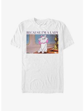 Disney The Aristocats Marie Because Im A Lady T-Shirt, WHITE, hi-res