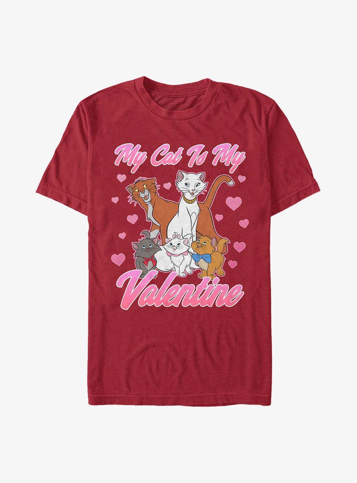 Disney The Aristocats My Cat Is My Valentine T-Shirt, , hi-res