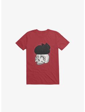 Cat Skull Red T-Shirt, , hi-res