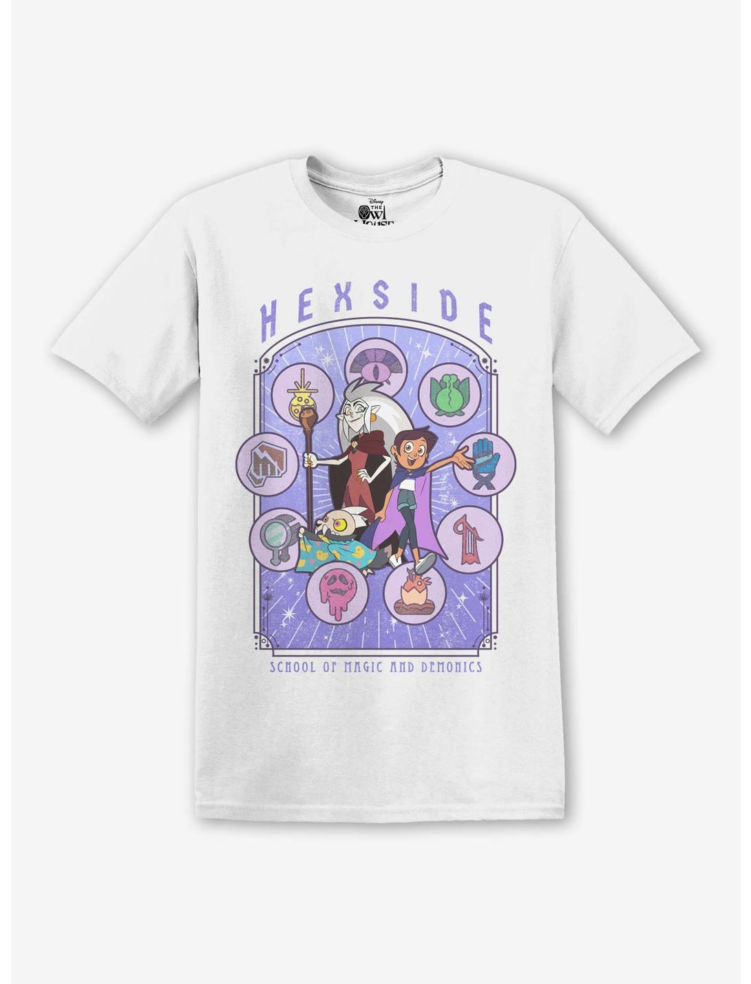 The Owl House Hexside School Of Magic And Demonics Boyfriend Fit Girls T-Shirt, MULTI, hi-res