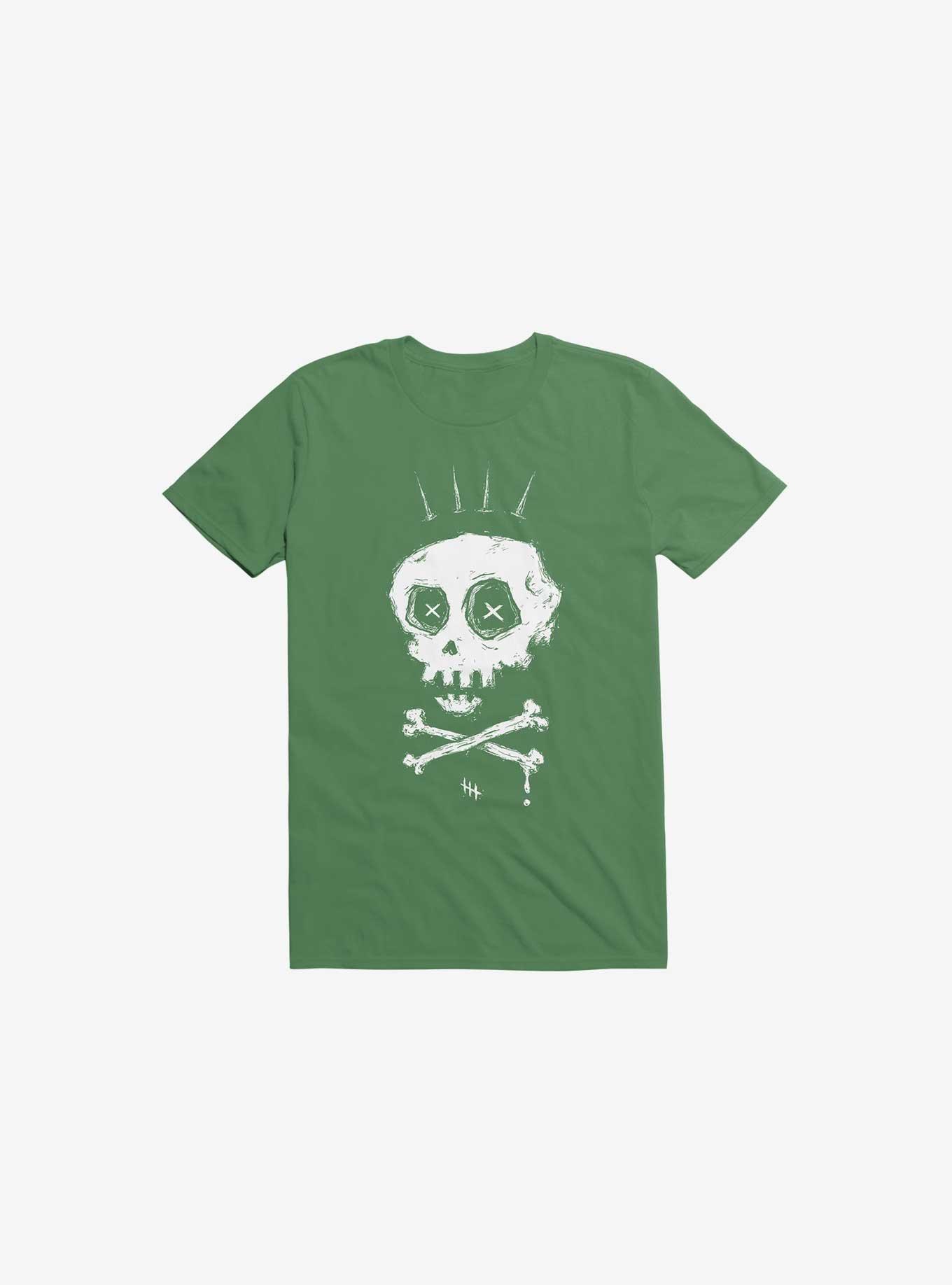 Crown Old Bones Kelly Green T-Shirt, , hi-res