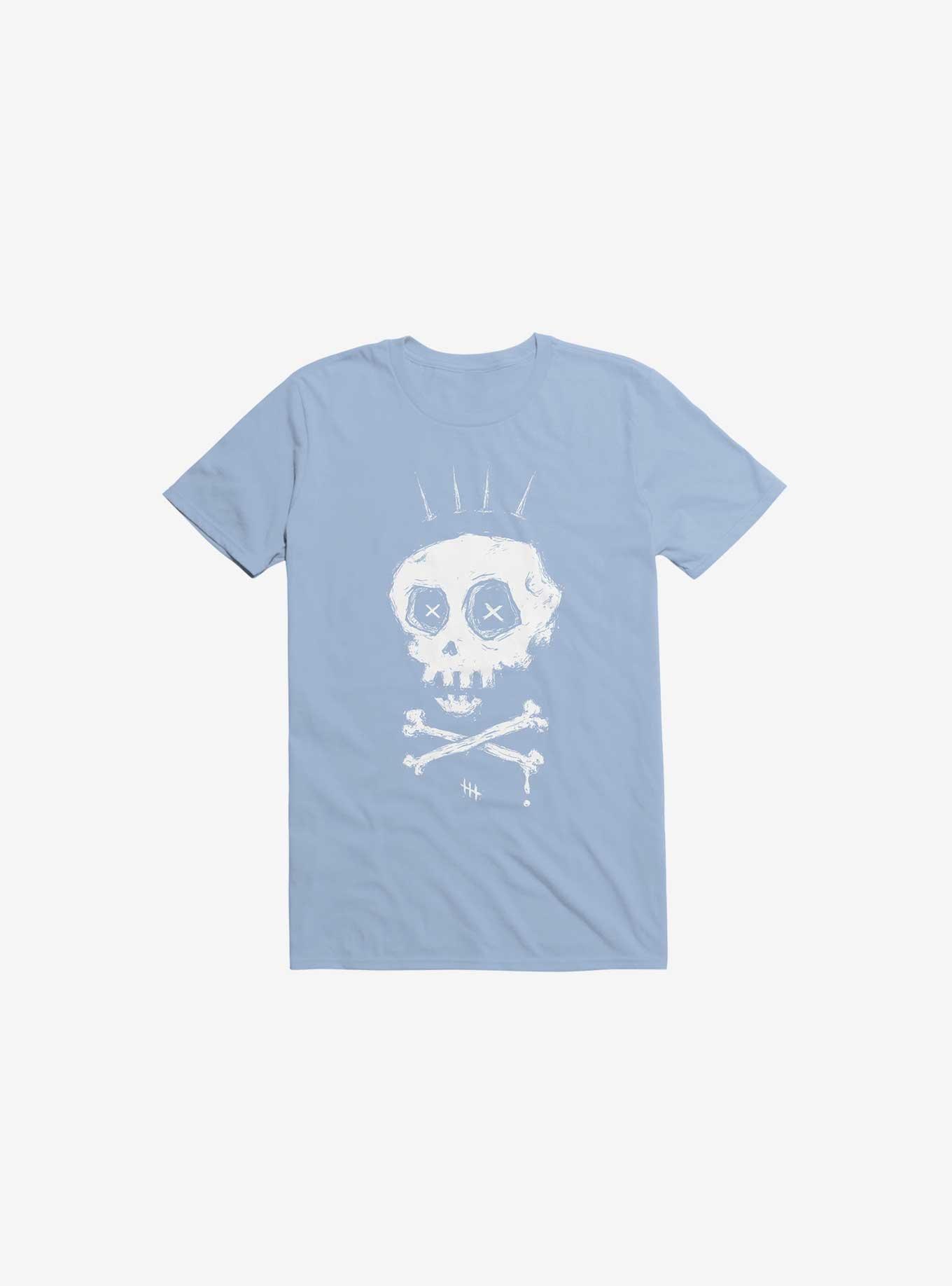 Crown Old Bones Light Blue T-Shirt, , hi-res