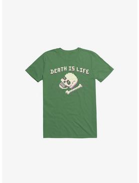 Death Is Life Skull Kelly Green T-Shirt, , hi-res