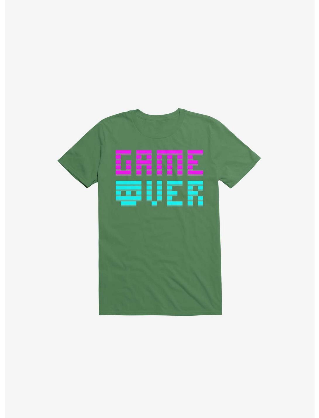 Game Over Skull Kelly Green T-Shirt, KELLY GREEN, hi-res