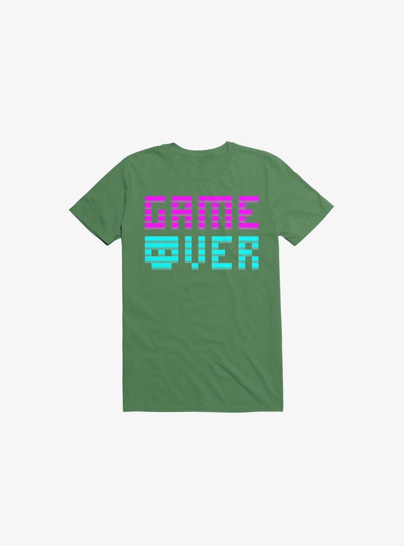 Game Over Skull Kelly Green T-Shirt, , hi-res