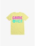 Game Over Skull Corn Silk Yellow T-Shirt, CORN SILK, hi-res