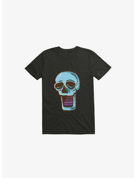 Modern Skull Black T-Shirt, , hi-res