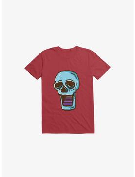 Modern Skull Red T-Shirt, , hi-res