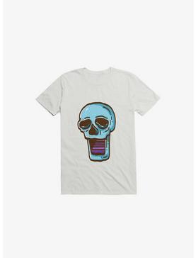 Modern Skull White T-Shirt, , hi-res
