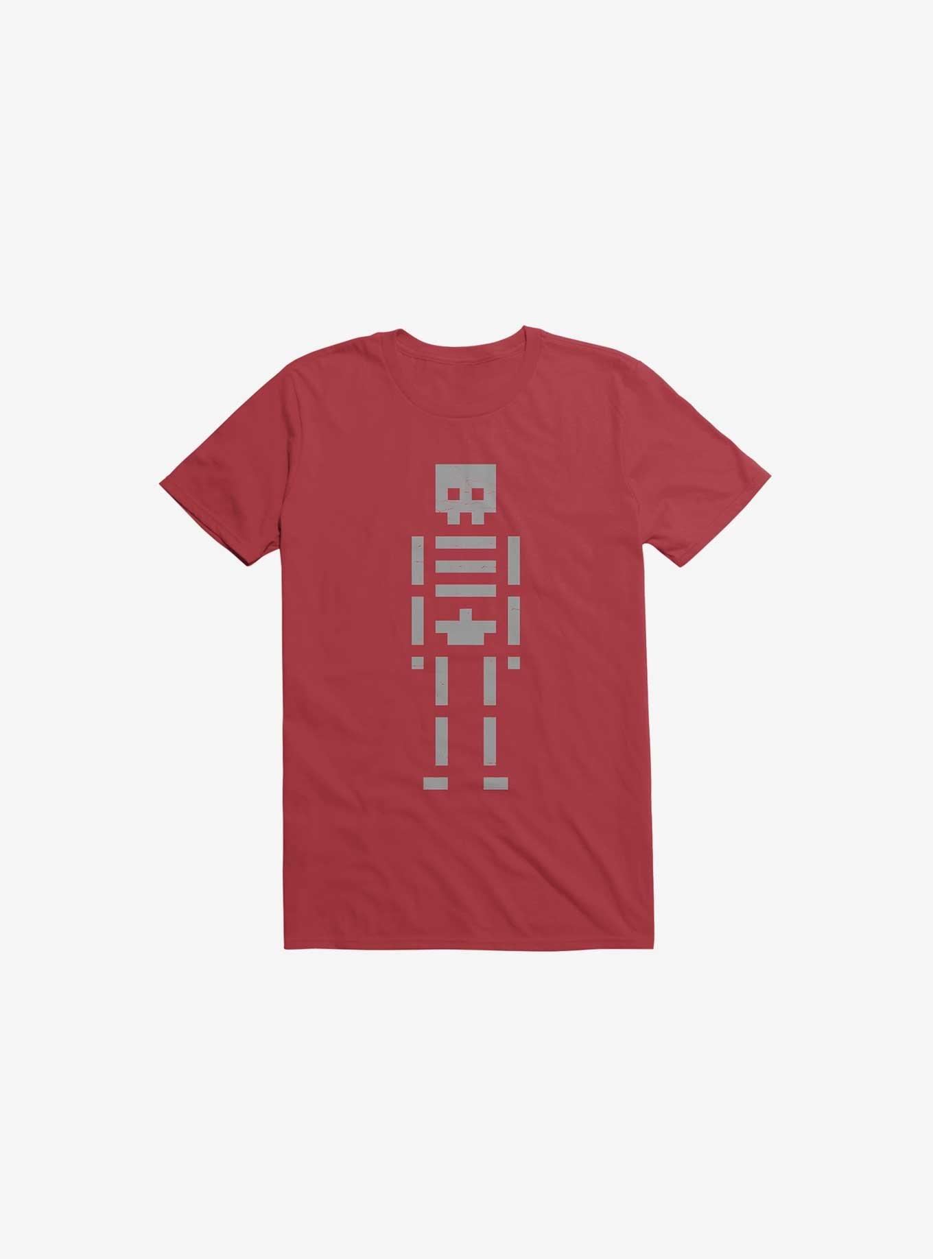 Old Bones Red T-Shirt, RED, hi-res