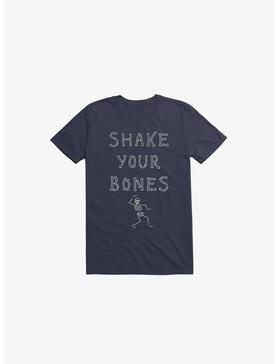 Shake Your Bones Navy Blue T-Shirt, , hi-res