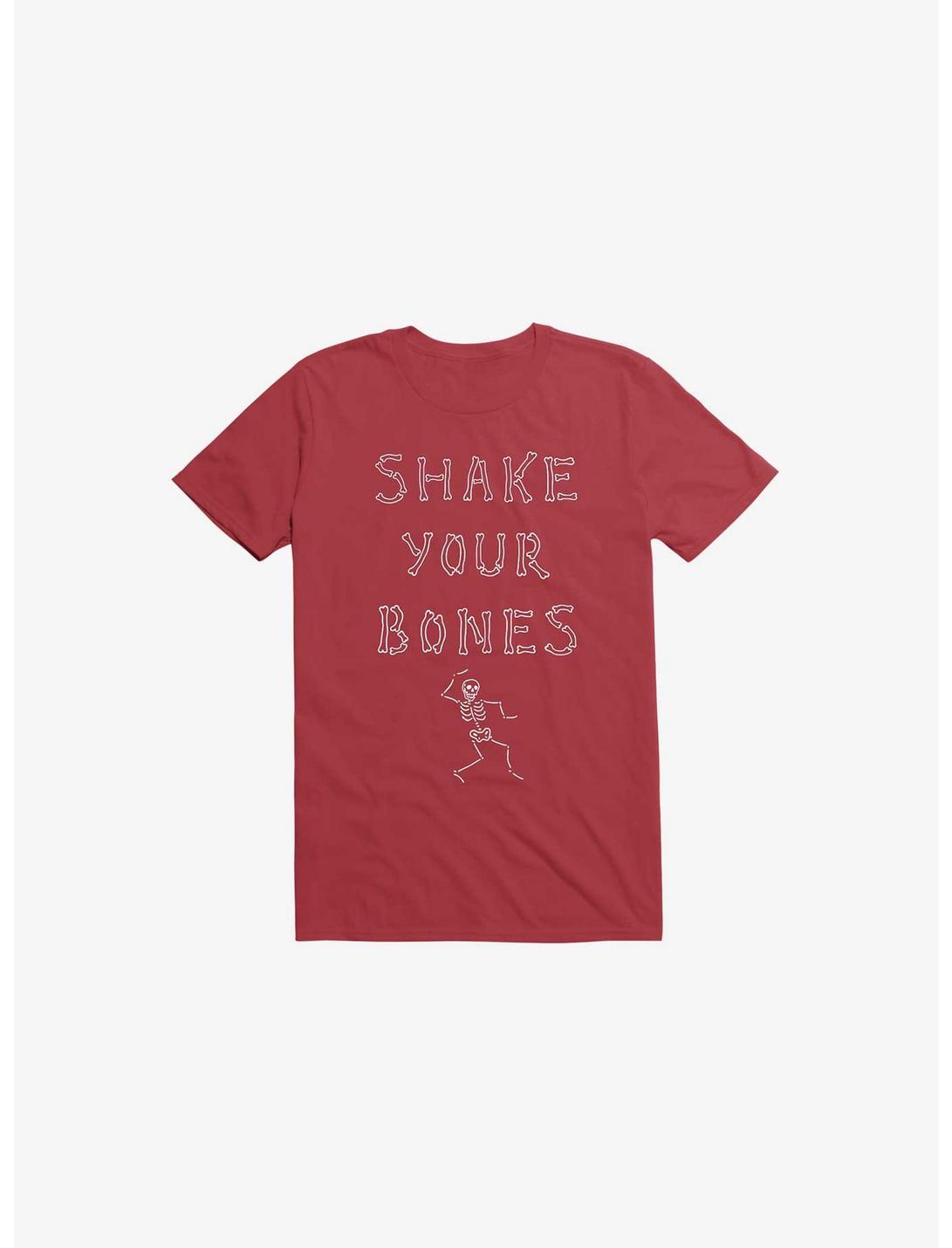 Shake Your Bones Red T-Shirt, RED, hi-res