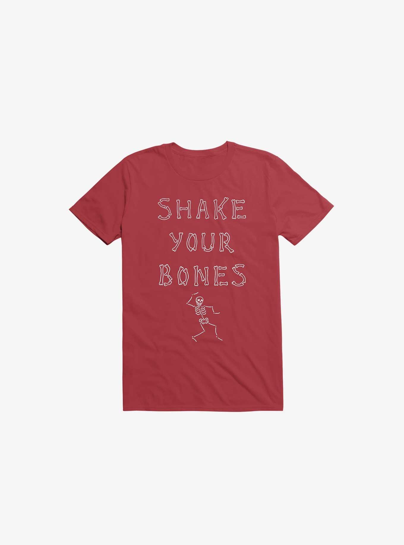 Shake Your Bones Red T-Shirt, RED, hi-res