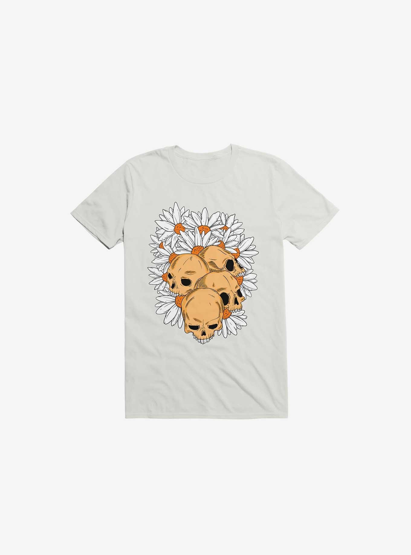 Skull Have Chance White T-Shirt, , hi-res
