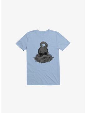 Snake & Skull Light Blue T-Shirt, , hi-res