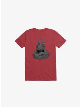 Snake & Skull Red T-Shirt, , hi-res