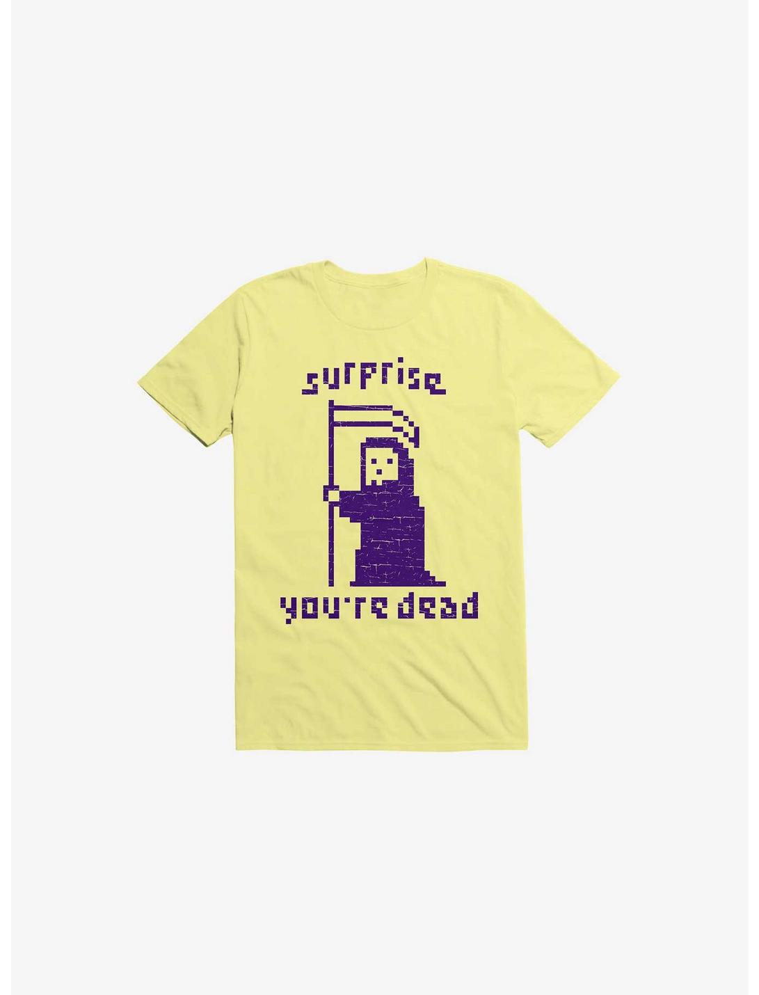 Surprise You're Dead Corn Silk Yellow T-Shirt, CORN SILK, hi-res