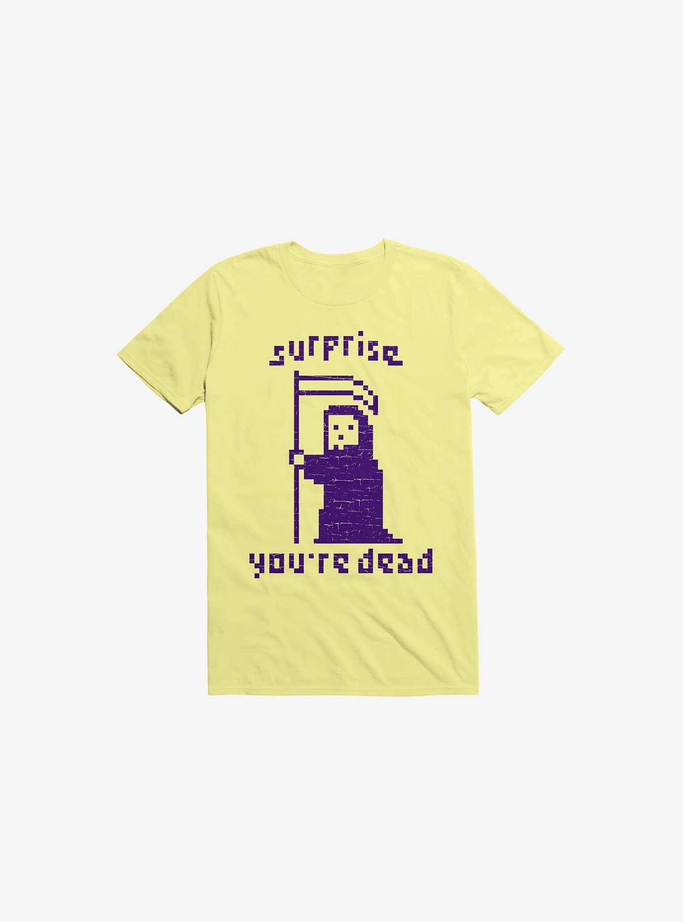 Surprise You're Dead Corn Silk Yellow T-Shirt, CORN SILK, hi-res