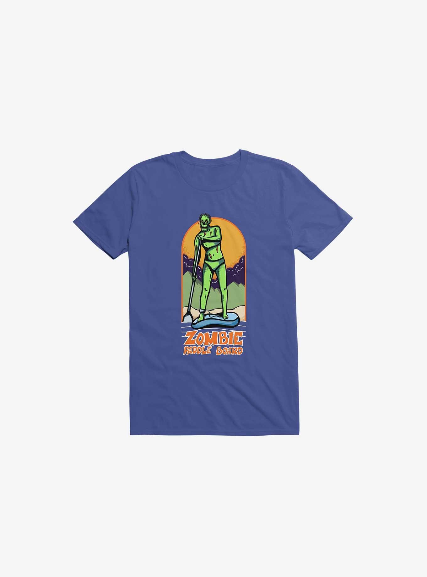 Zombie Paddle Board Royal Blue T-Shirt, ROYAL, hi-res