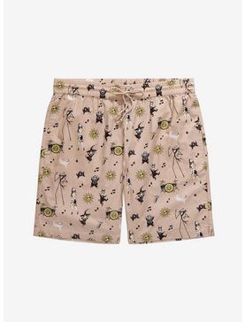 Disney The Nightmare Before Christmas Music Instruments Drawstring Shorts - BoxLunch Exclusive, , hi-res