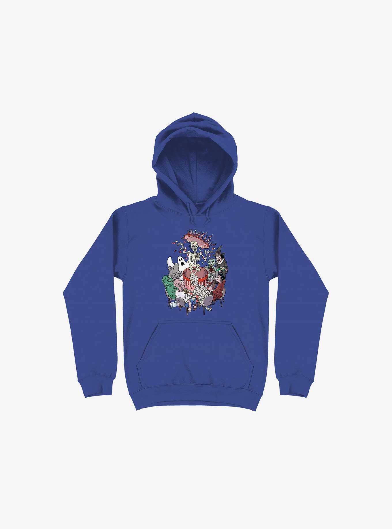 Celebration! Monsters Royal Blue Hoodie, ROYAL, hi-res