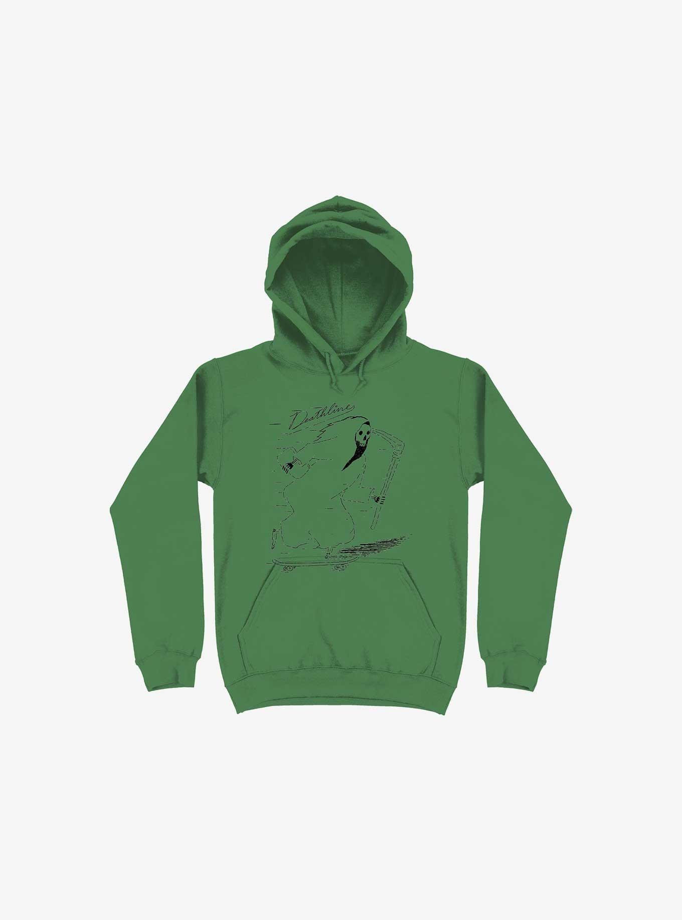 Deathline Reaper Kelly Green Hoodie, , hi-res