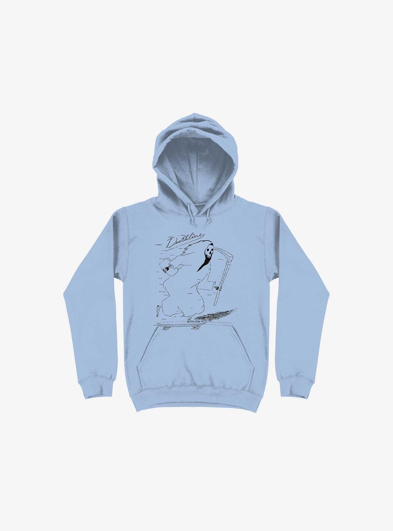 Deathline Reaper Light Blue Hoodie, , hi-res
