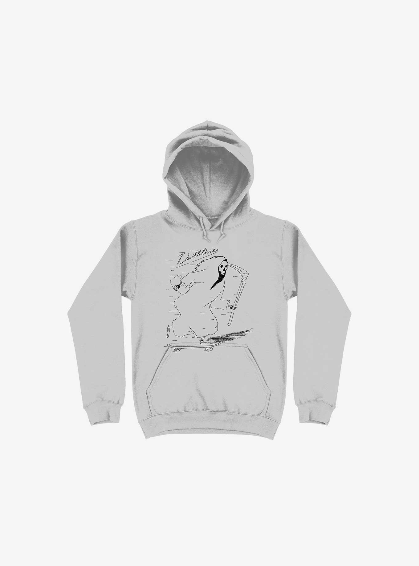 Deathline Reaper Silver Hoodie, SILVER, hi-res