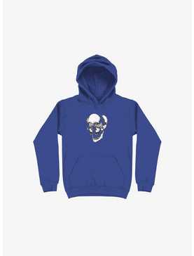 Dynamical Skull Royal Blue Hoodie, , hi-res
