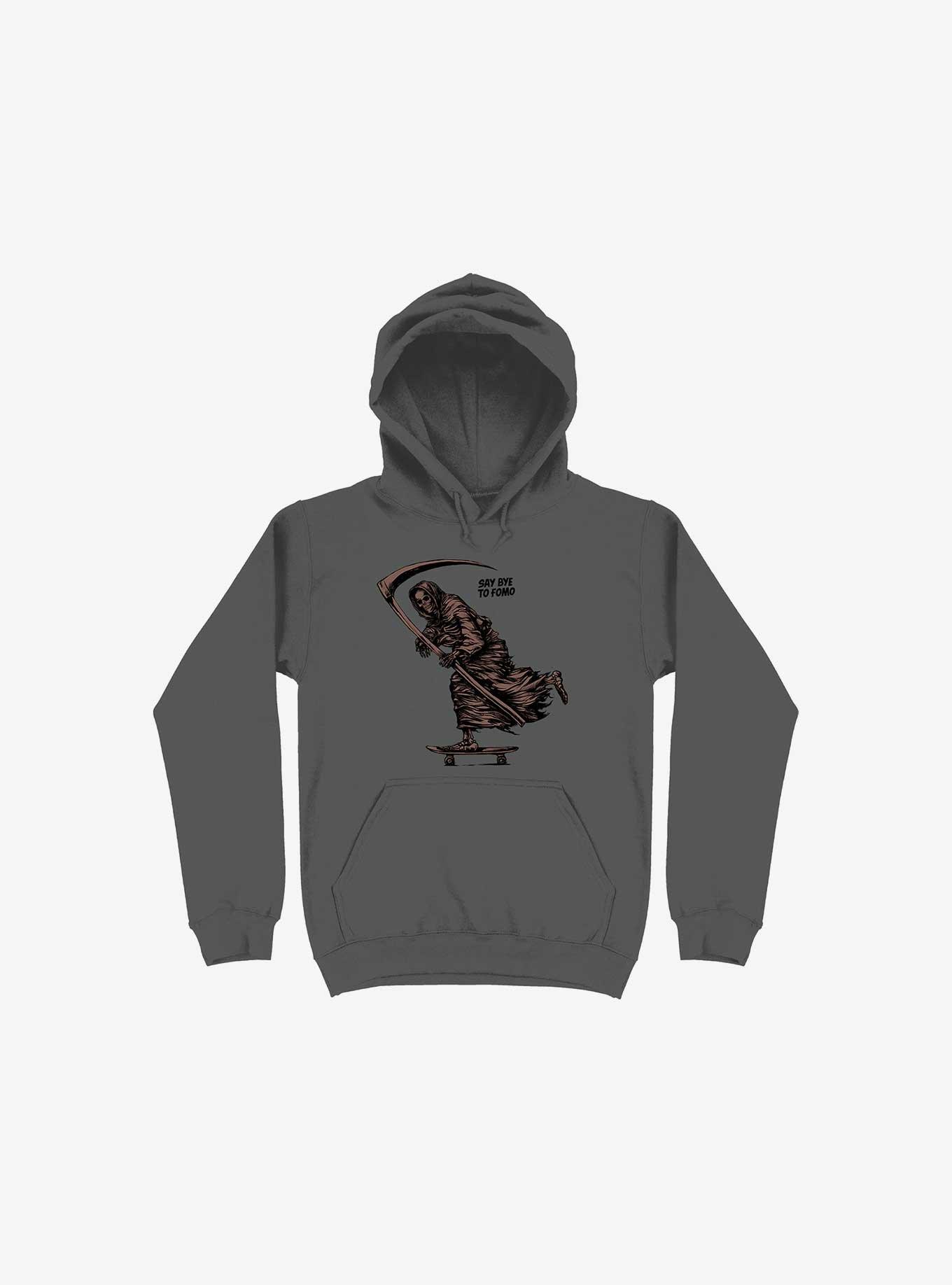Fomo No More Reaper Asphalt Grey Hoodie, , hi-res