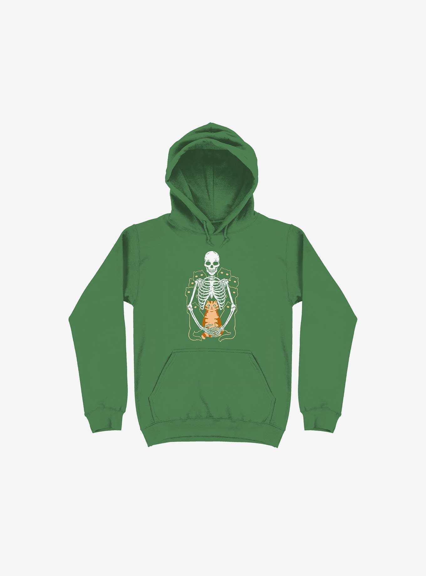 Green skeleton 2024 hoodie