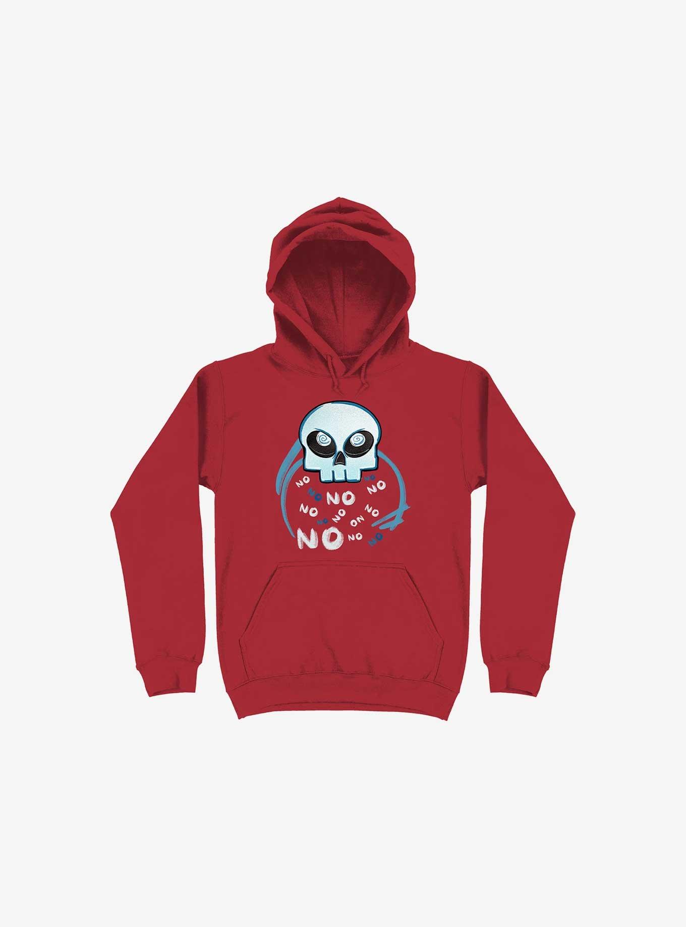 No Skull Red Hoodie, , hi-res