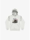 Race The Time Skull White Hoodie, WHITE, hi-res