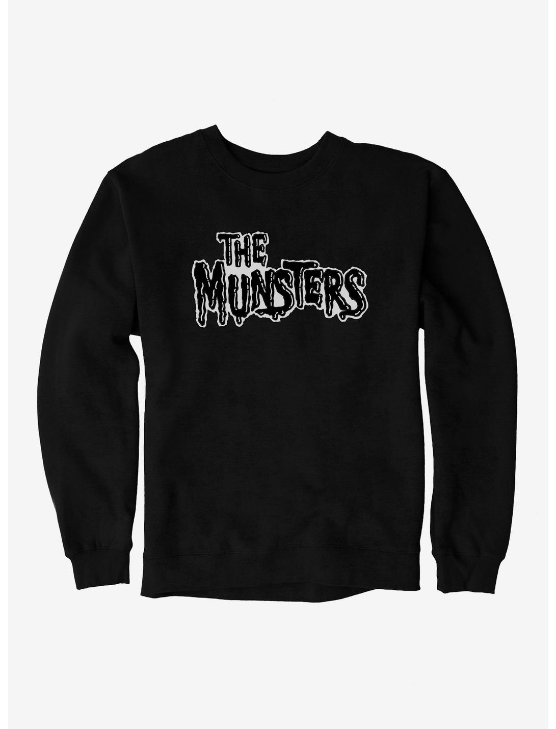 The Munsters Black & White Title Sweatshirt, , hi-res