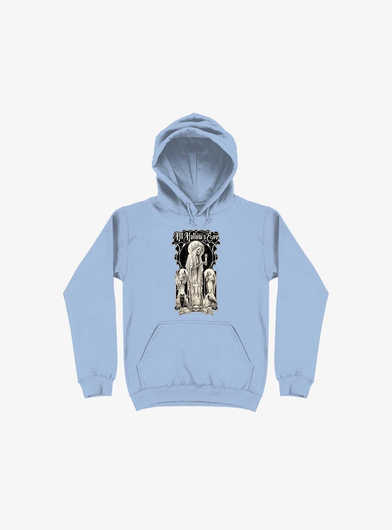 All Hallow's Eve Light Blue Hoodie