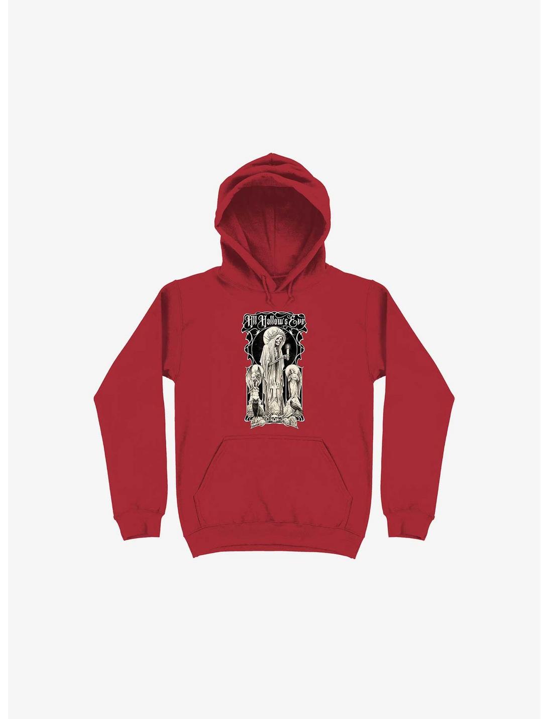 All Hallow's Eve Red Hoodie, RED, hi-res