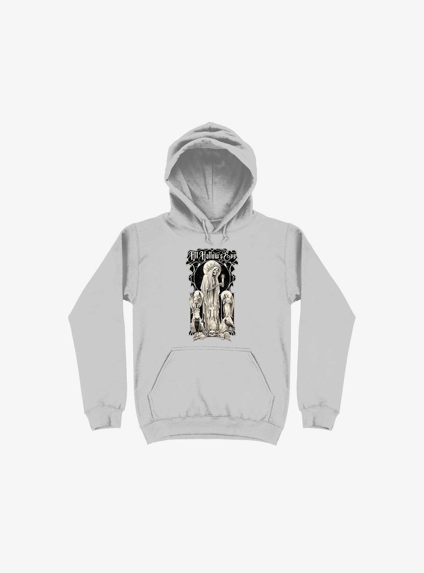 All Hallow's Eve Silver Hoodie, SILVER, hi-res