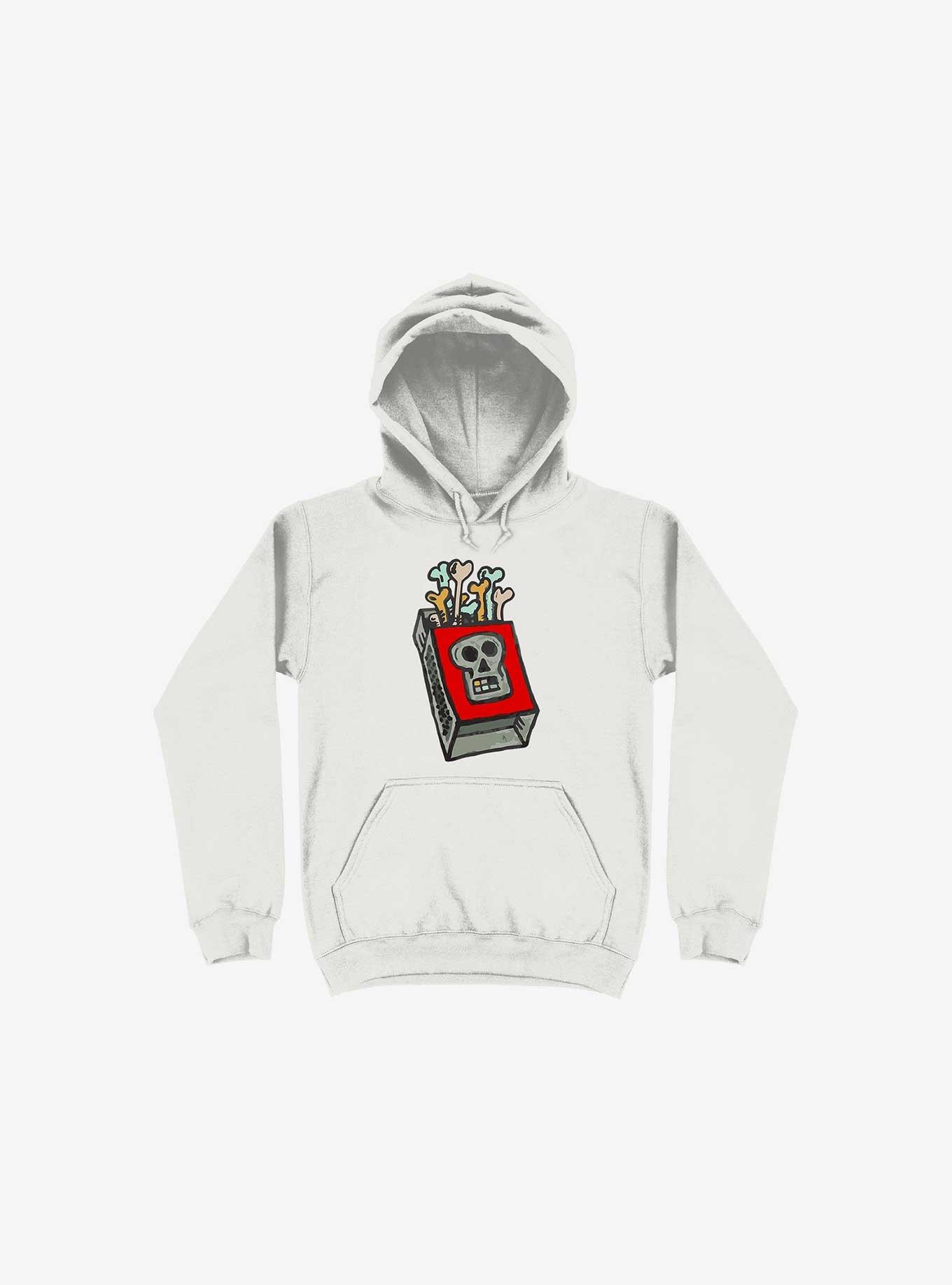 Bonesticks #12 White Hoodie, , hi-res