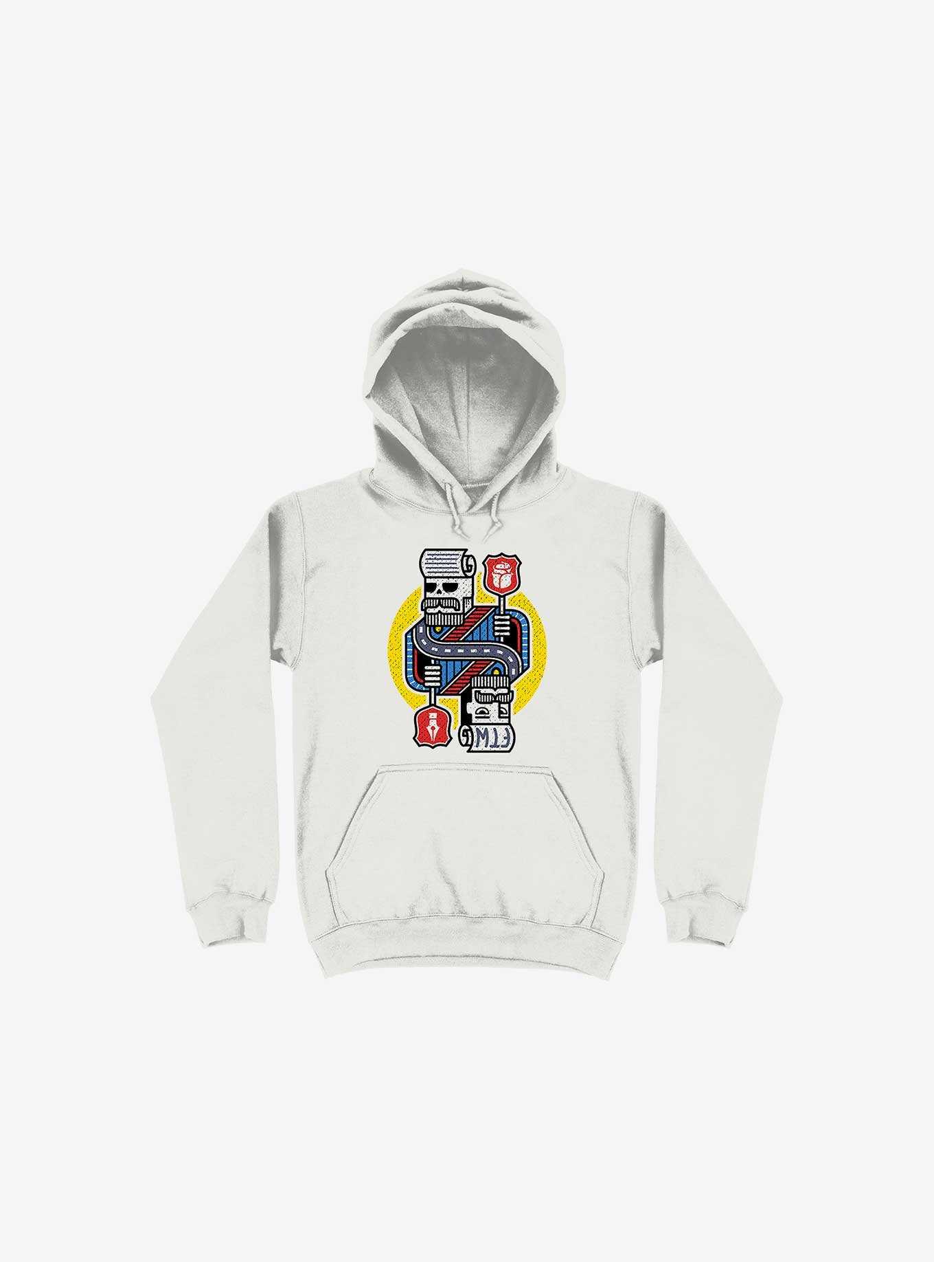 For The Win White Hoodie, , hi-res