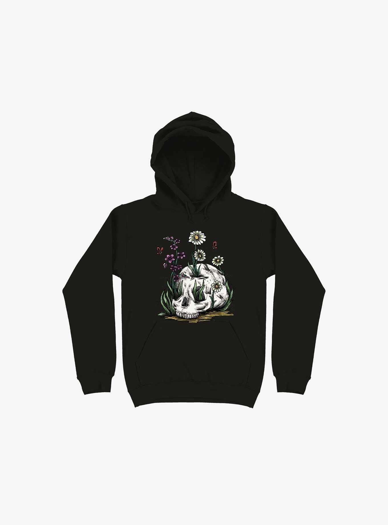 THRDLESS Growth Skull Black Hoodie