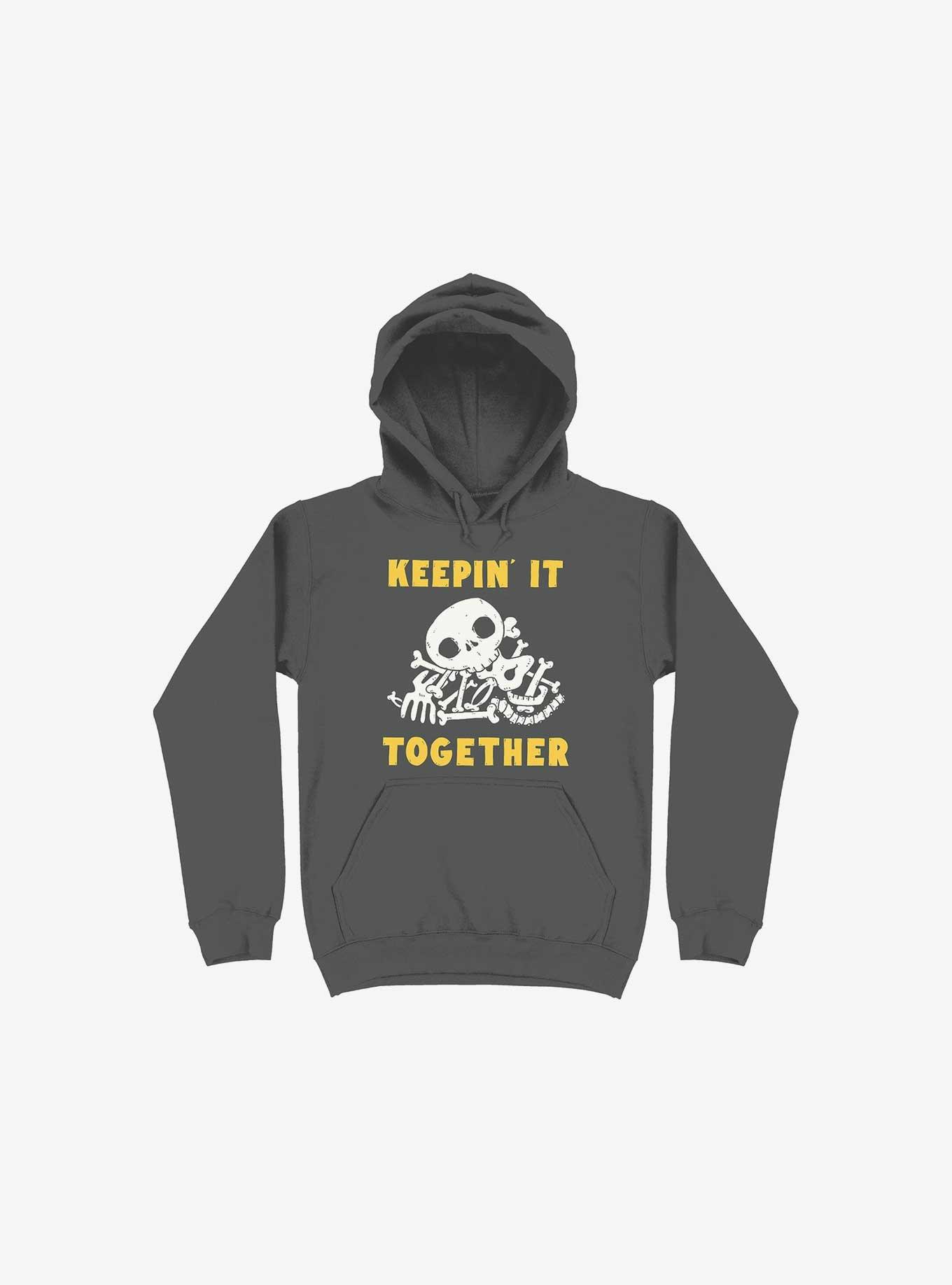 Keepin It Together Bones Asphalt Grey Hoodie, , hi-res