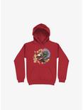 What Doesn't Kill You Becomes Your Armor Wolf And Sheep Red Hoodie, RED, hi-res