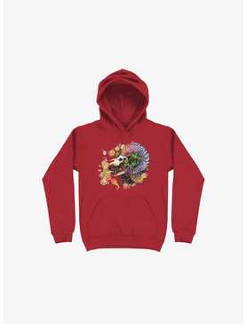 What Doesn't Kill You Becomes Your Armor Wolf And Sheep Red Hoodie, , hi-res