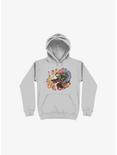 What Doesn't Kill You Becomes Your Armor Wolf And Sheep Silver Hoodie, SILVER, hi-res