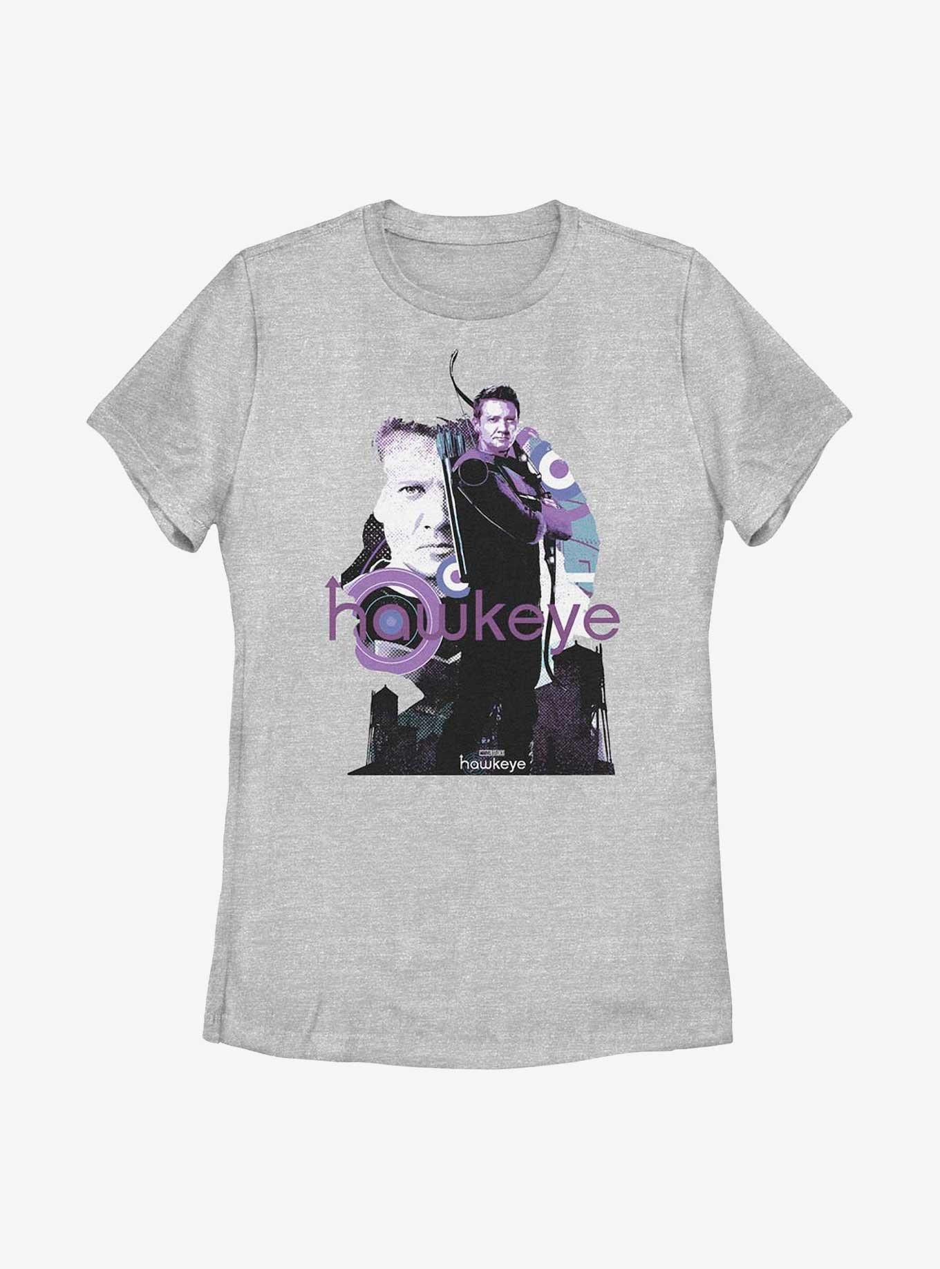Marvel Hawkeye Bow On It Womens T-Shirt, ATH HTR, hi-res