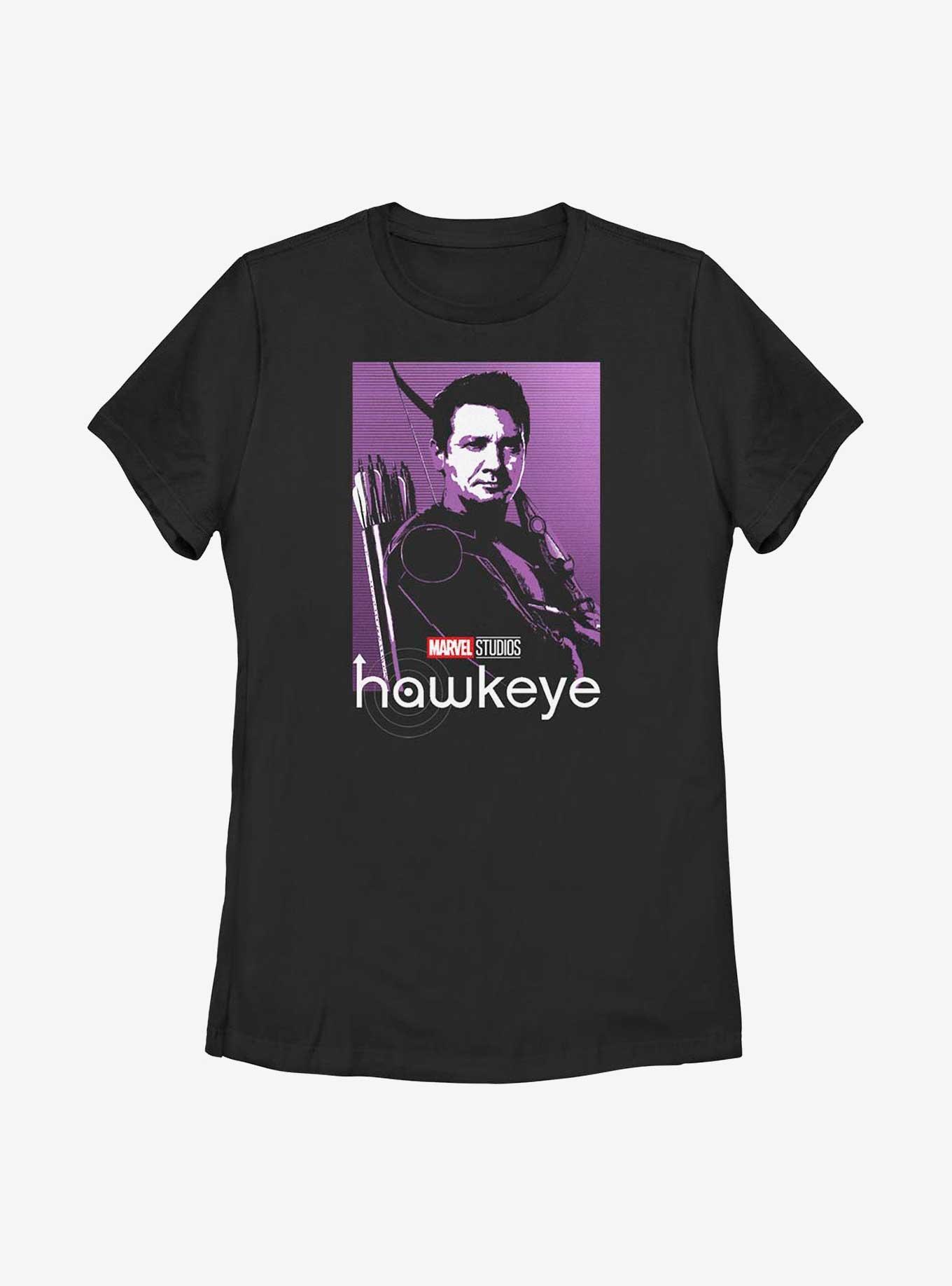 Marvel Hawkeye Poppin Womens T-Shirt, BLACK, hi-res