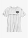 Marvel Hawkeye Bishop Security Logo Youth T-Shirt, WHITE, hi-res