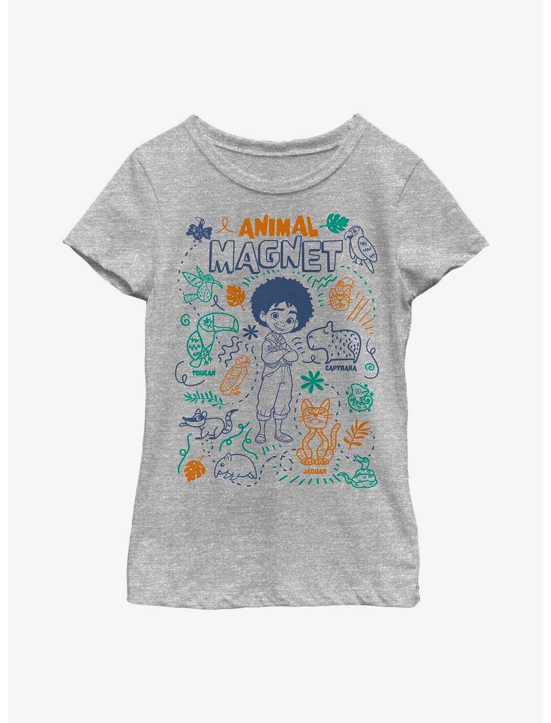 Disney Encanto Animal Magnet Youth Girls T-Shirt, ATH HTR, hi-res