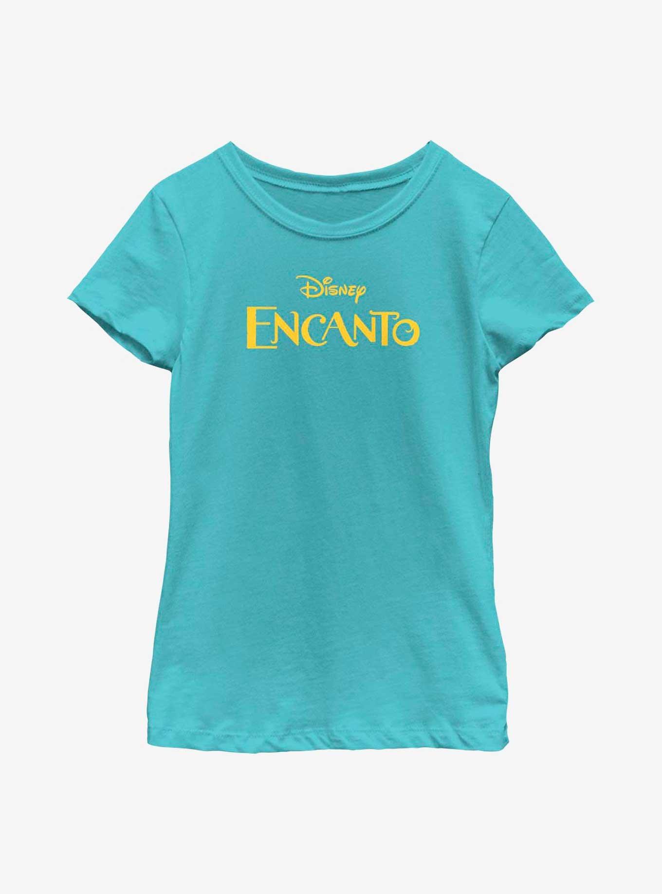 Disney Encanto Flat Logo Youth Girls T-Shirt, TAHI BLUE, hi-res